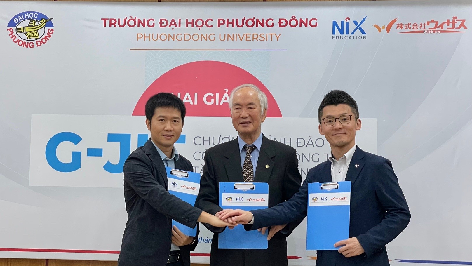 Lễ ký kết hợp tác giữa NiX - đại học Phương Đông - Withus